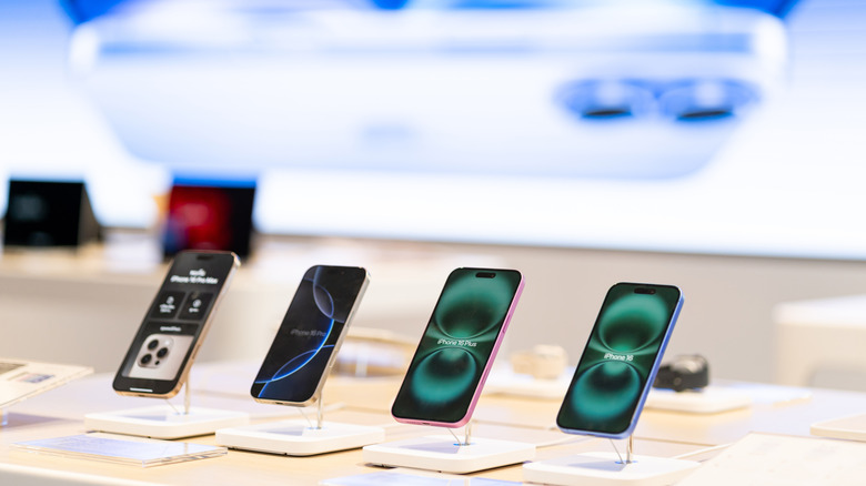 Woman holding an iPhone 16 Pro