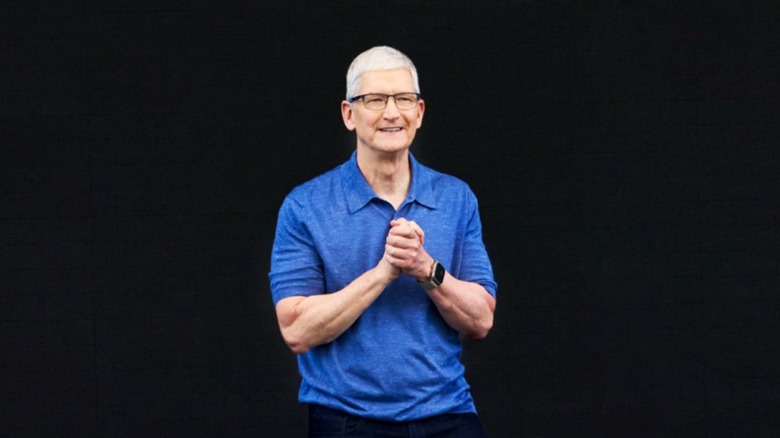 Tim Cook at the WWDC 2024 keynote