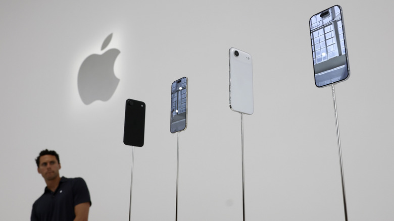iPhone Air on display