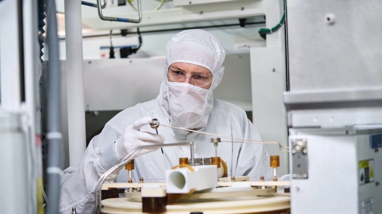 An image from Texas Instruments' semiconductor plant.