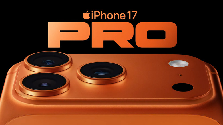 iPhone 17 Pro in new Cosmic Orange color