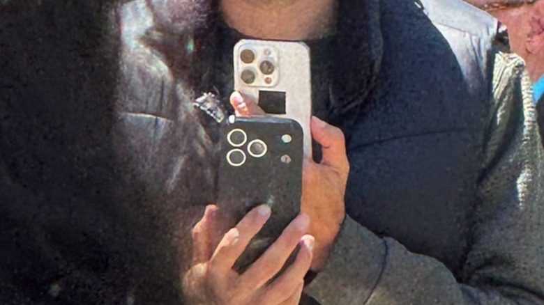Purported iPhone 17 Pro in the wild.