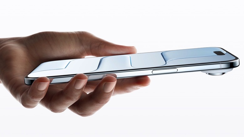iPhone Air in hand