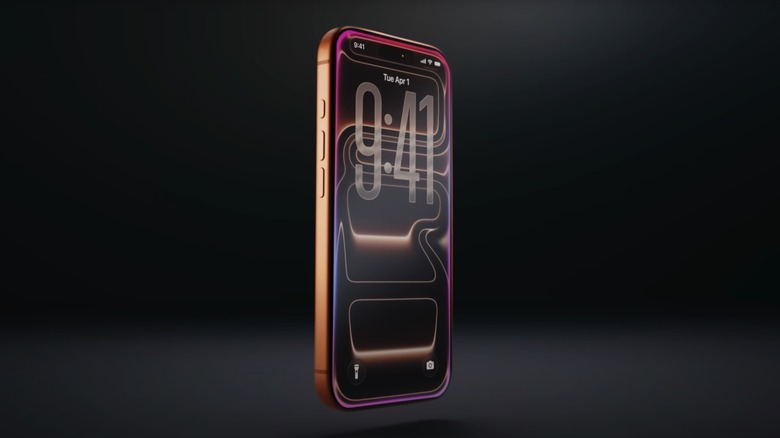 iPhone 17 Pro display detail.
