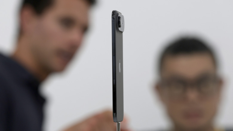 iPhone Air on display