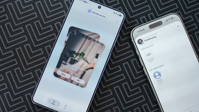 airdrop and quickshare working on Samsung and iOS phones