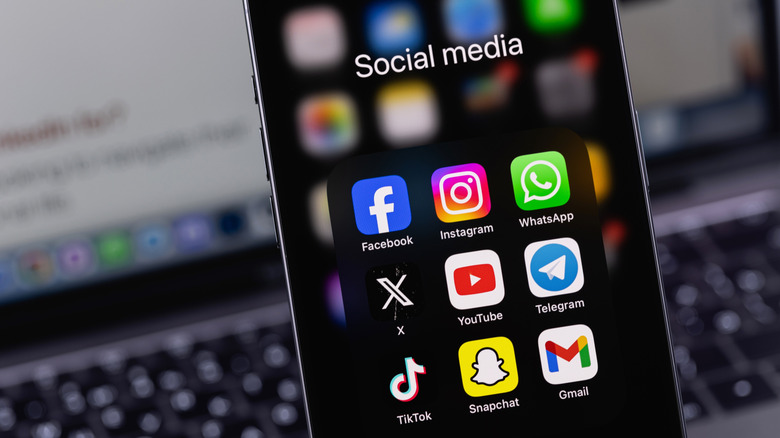 iphone screen with various app icons
