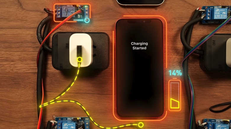 An automation for testing battery charging speed impact on iPhone battery health