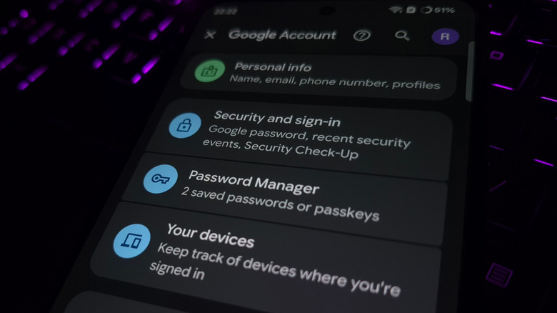 Encrypted text hologram showing security alerts while typing