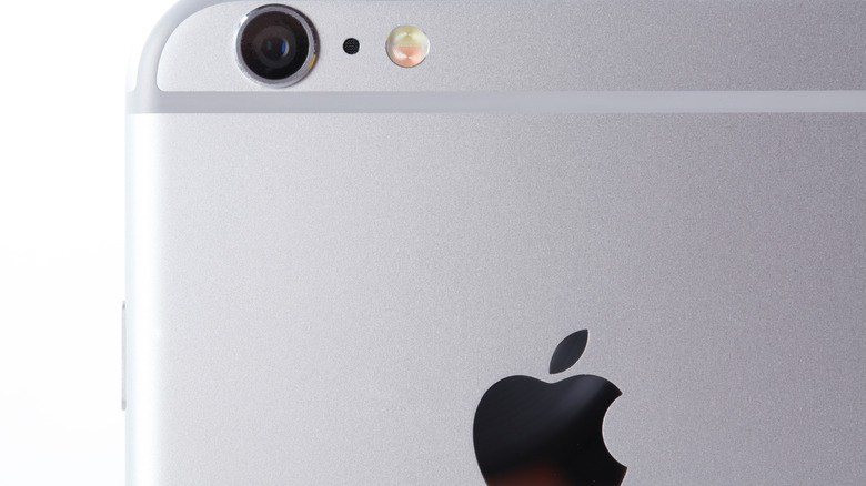 A close-up of an IPhone 6 Plus