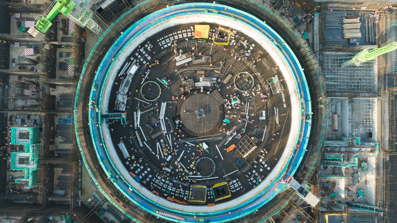 Nuclear reactor construction site