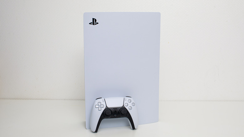 The base PlayStation 5 against a plain white background.