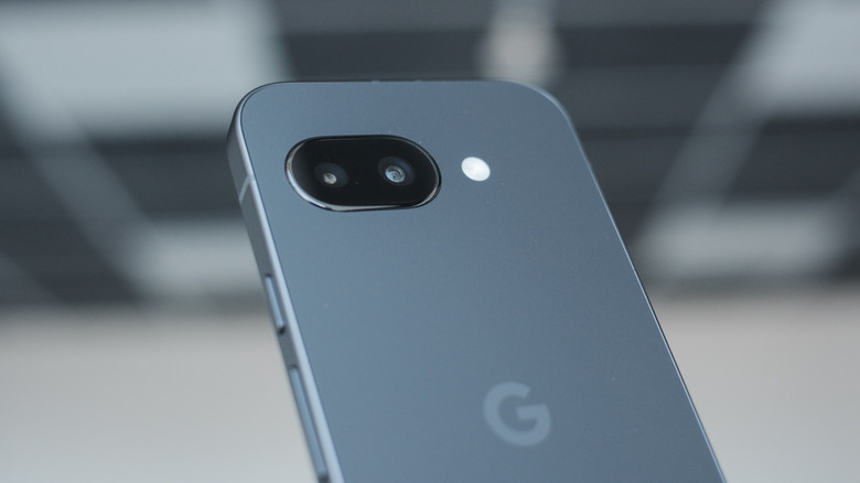 A Google Pixel 9a smartphone