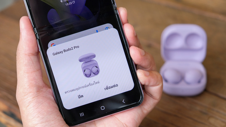 pairing galaxy buds 2 pro with a samsung device