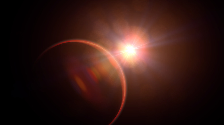 Digital art of distant planet
