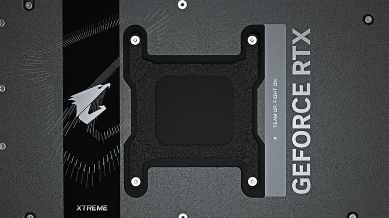 Gigabyte AORUS GeForce RTX 5090 Xtreme WATERFORCE 32G Graphics Card back plate