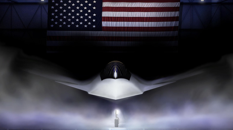 The newly announced F-47 fighter aircraft designed by Boeing