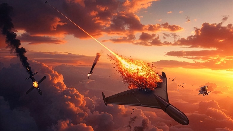 The Elbit Iron Beam system artist's impression