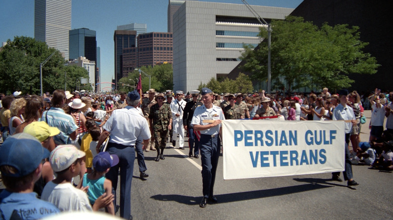 Persian Gulf veterans parade