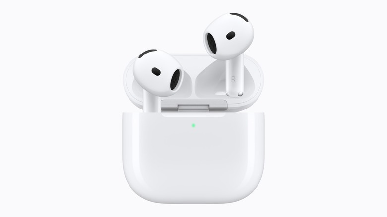 Close-Up of AirPods 5 in charging case