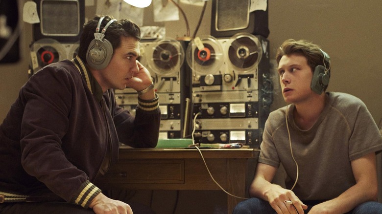 A screengrab of James Franco and George MacKay in the miniseries 