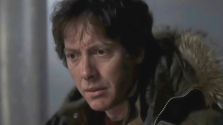 Julian (James Spader) wearing a woolly jacket in "Alien Hunter."