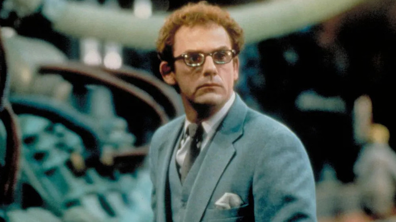 John Bigboote (Christopher Lloyd) wearing a suit in "The Adventures of Buckaroo Banzai Across the Eighth Dimension."