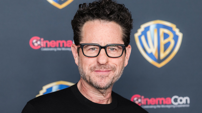 J.J. Abrams smiling at CinemaCon in Las Vegas, Nevada in 2026.