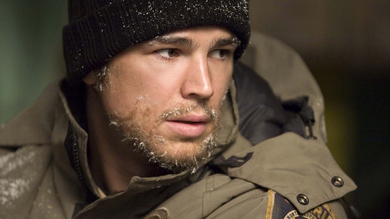 Eben Oleson (Josh Hartnett) with a frost on his beard in 30 Days of Night