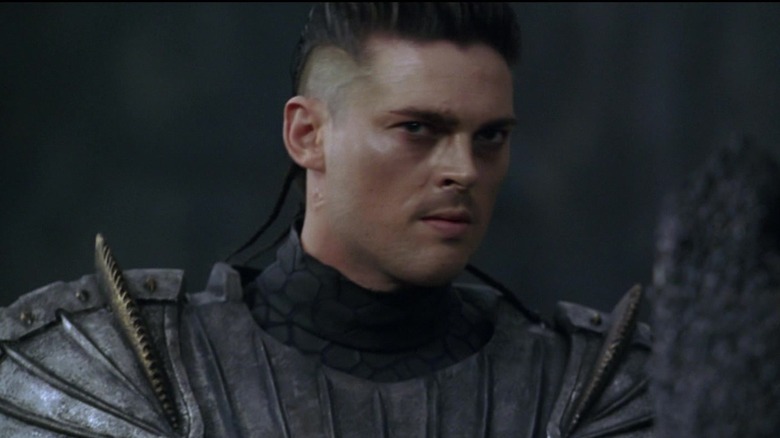 Vaako (Karl Urban) looking angry in "The Chronicles of Riddick."