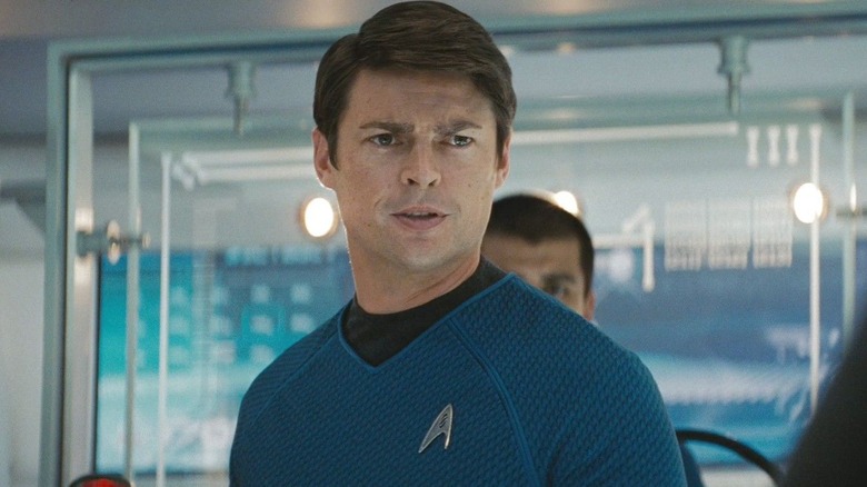 Karl Urban as Dr Henry "Bones" McCoy in Star Trek