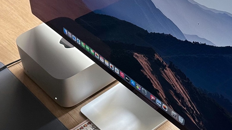 Mac Studio and Studio Display running macOS Sequoia