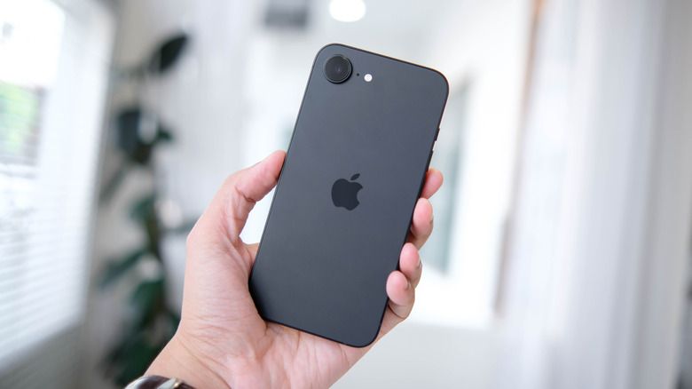 Apple's iPhone 16e back with a single main camera