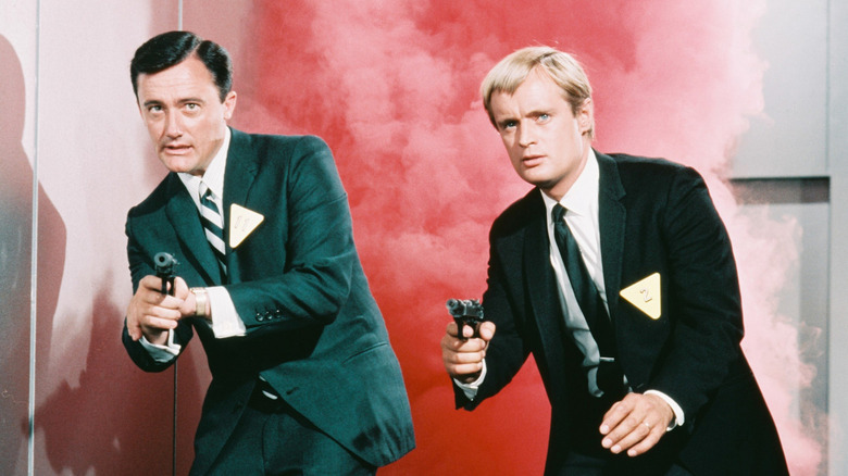 Robert Vaughn and David McCallum from The Man from UNCLE.