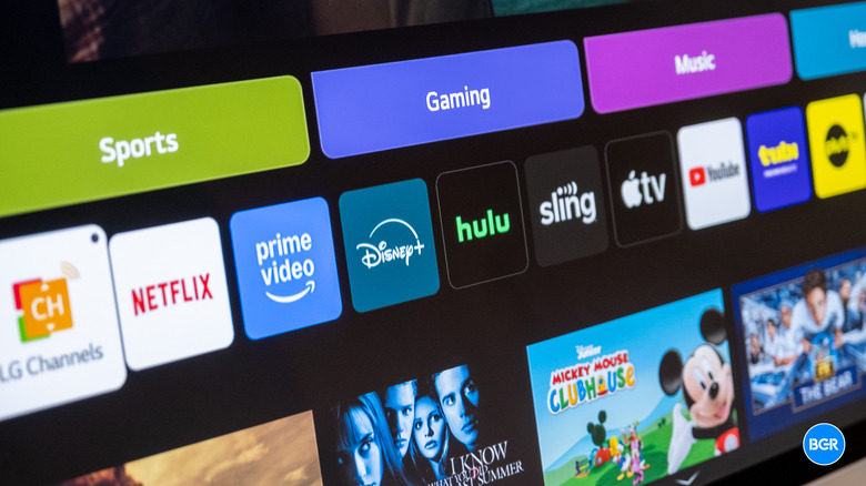 Ports on the LG Smart Monitor Swing