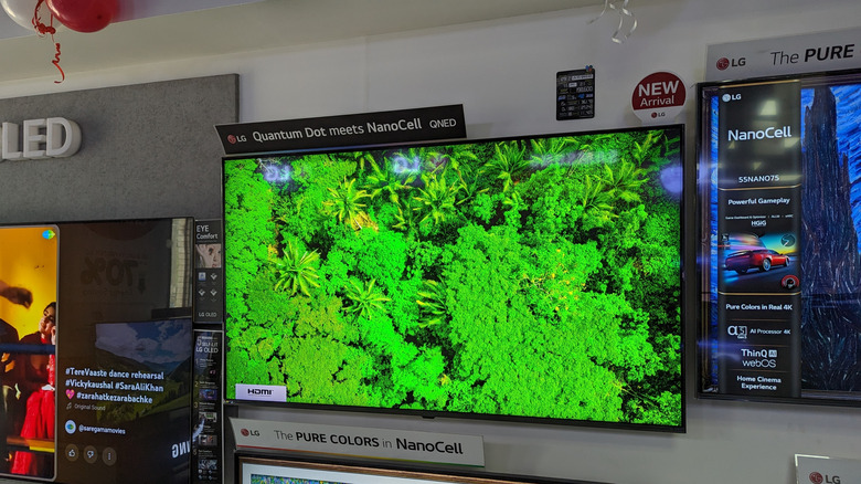 LG OLED displays.
