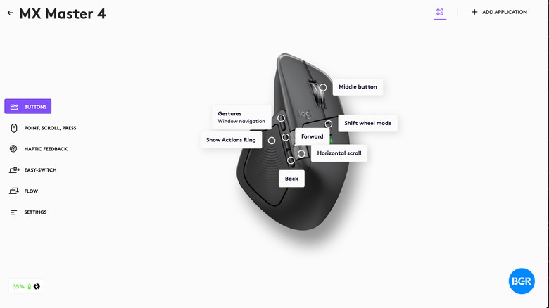 Logi Options+ software