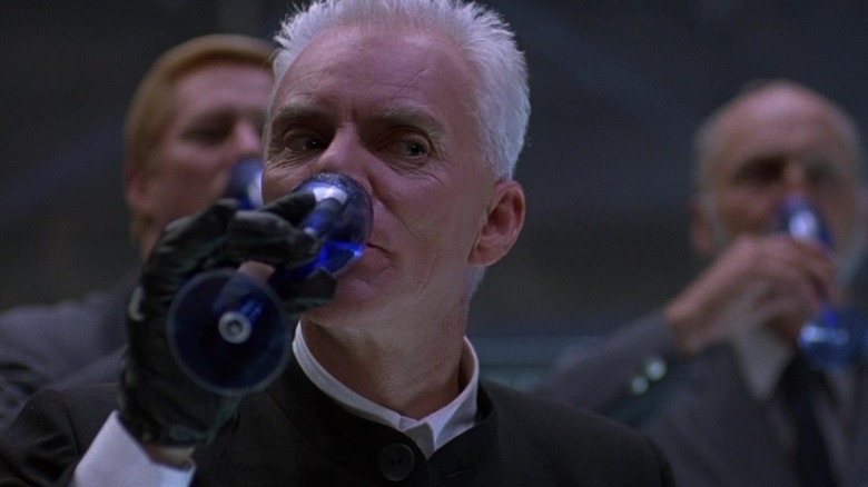 Kesslee drinking with minions