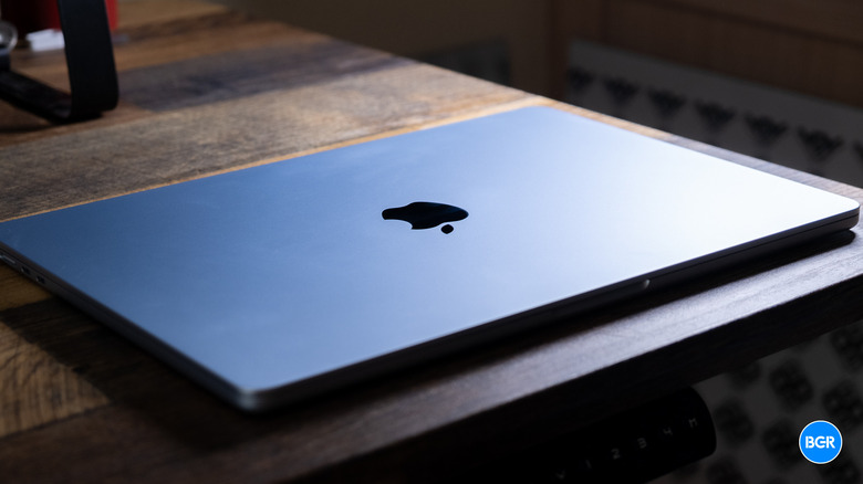 M5 MacBook Air closed on a table