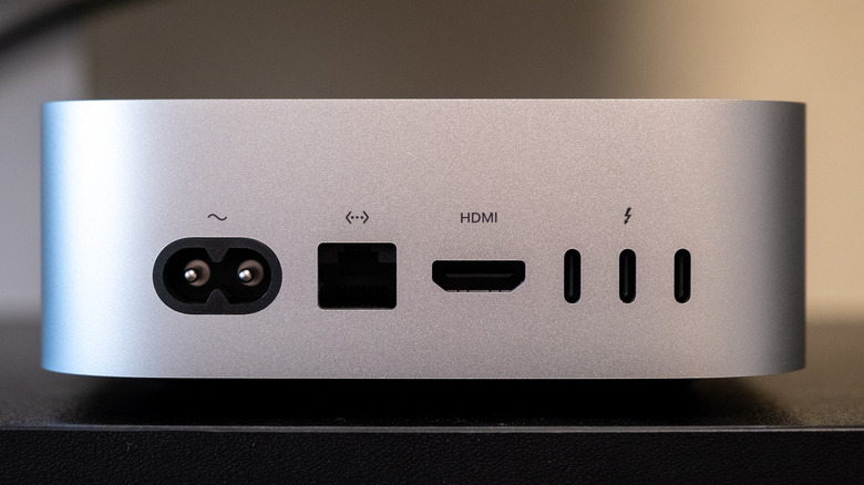 Ports on the M6 Mac mini