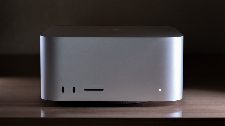 Front of the Mac Studio M5 Ultra