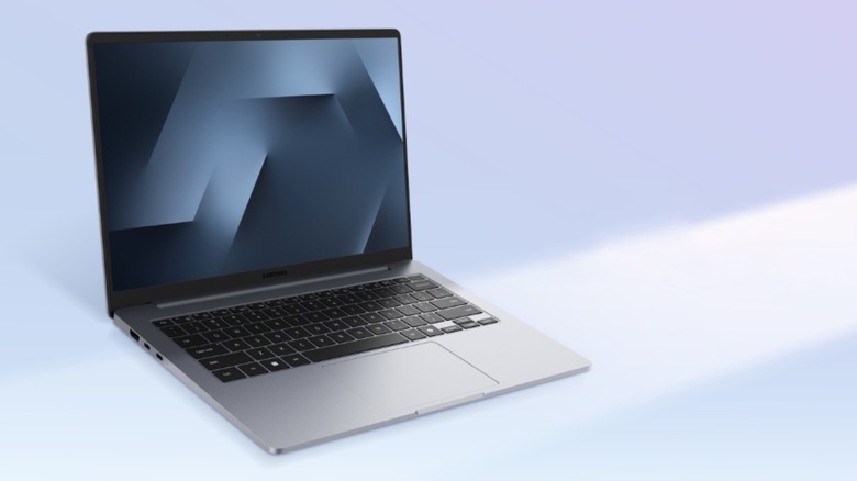 Mockup of new Galaxy Book6 laptop