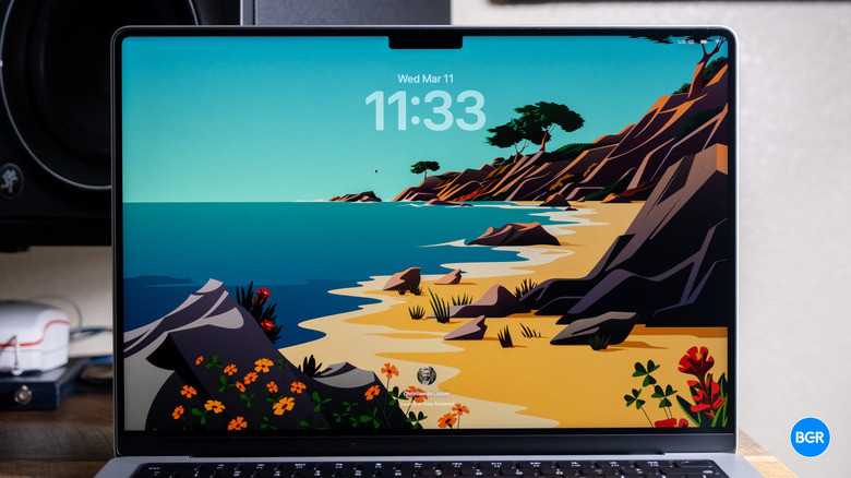 Display on the M5 Max MacBook Pro