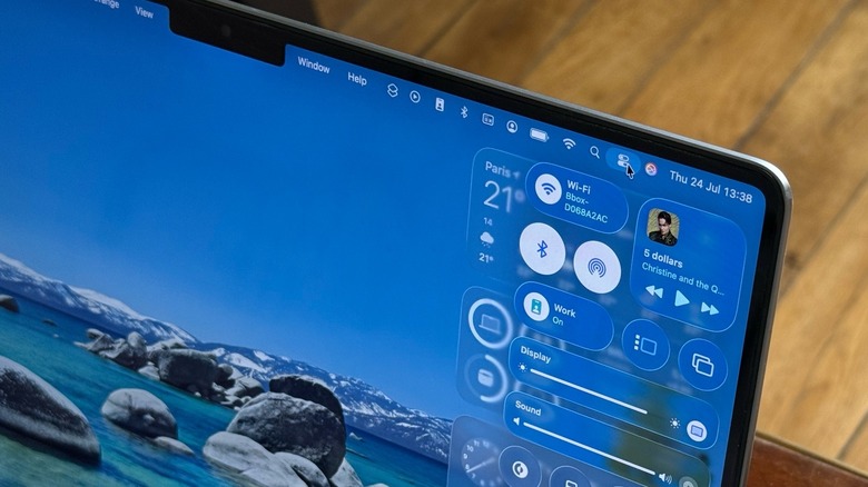 macOS Tahoe new Control Center