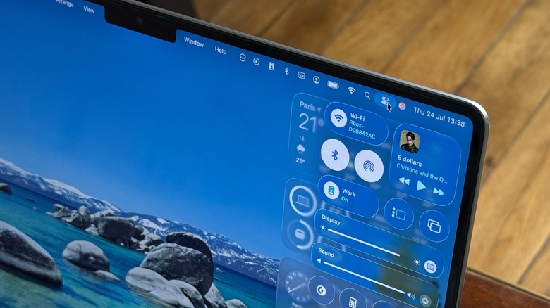 macOS Tahoe new Control Center