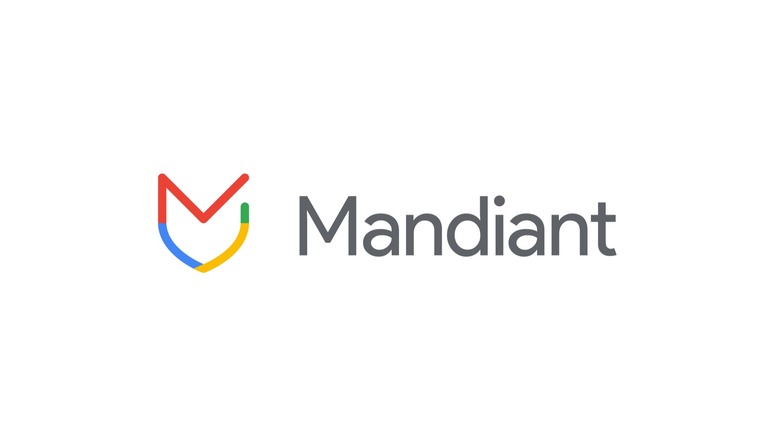 Mandiant logo on a white background