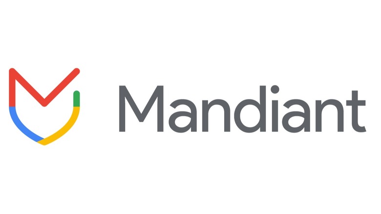 Mandiant logo on a white background
