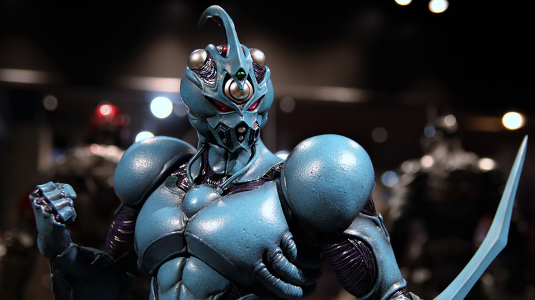 A figure of Bio Booster Armor Guyver.