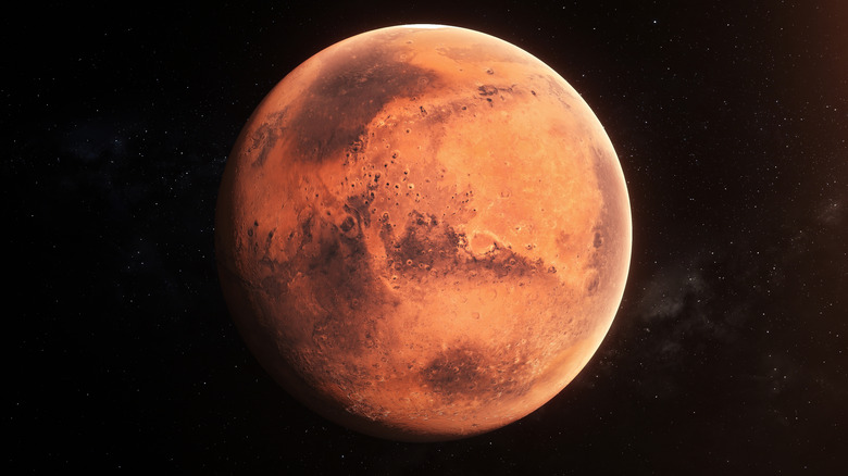 A picture of Mars from space