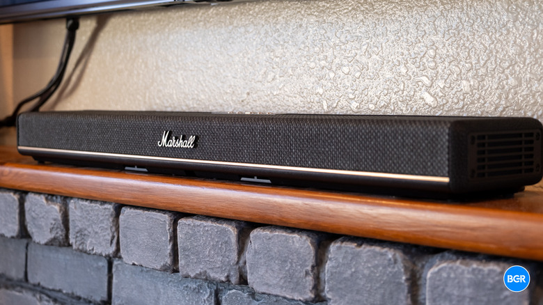 Front of the Marshall Heston 60 soundbar
